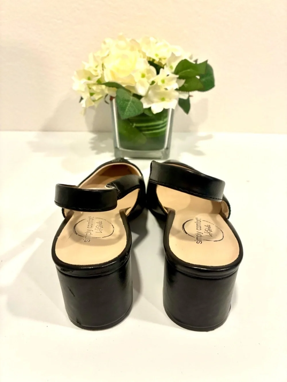 Preowned Life Stride simply comfort block heel sling back size 9